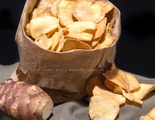 Chips di topinambur