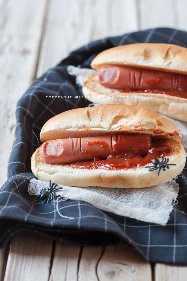 finger hot dogs di halloween